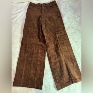 Brown courdoroy jeans